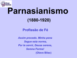 Parnasianismo (1880-1920)