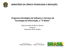 Programa Estratégico de Software e Serviços de Tecnologia