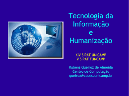 Tecnologia da Informação e Humanização - Dicas-L