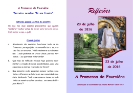 Fourvière Pledge Leaflet Reflections PORTUGUESE \(Read