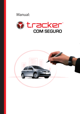 Manual de Produto - Grupo Tracker Brasil