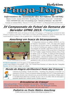 IV Campeonato de Futsal da Semana do Servidor UFMG 2015