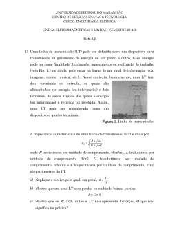 Lista 3.2 (2014/2) - DEE - Universidade Federal do Maranhão