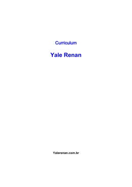 Clique aqui para acessar o curriculum de Yale Renan