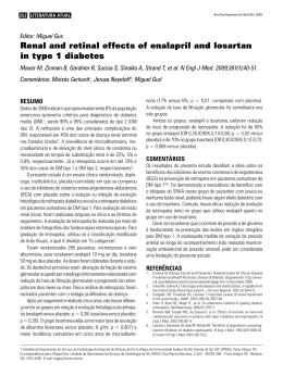 Renal and retinal effects of enalapril and losartan in type 1 diabetes