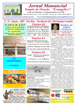 Manancial Informativo - Jan2007