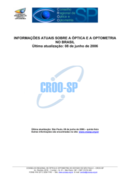 Base Legal Optometria - CROO-SP