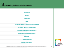 3Fraseologia Musical - Conteúdo - ProlicenMus