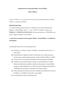 Regulamento do Passatempo Bimby/ Jornal Público 6