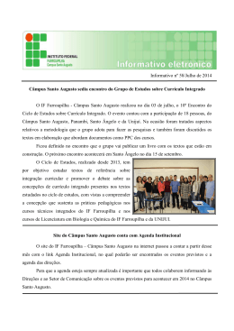 Boletim Informativo - Julho/2014