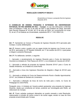 Resolução Conepe nº 006/2013