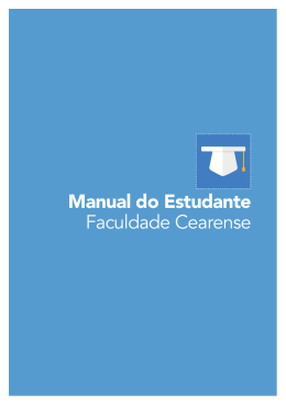 Manual do Estudante Faculdade Cearense