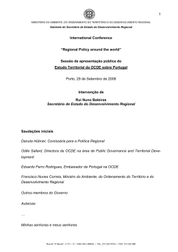1 International Conference “Regional Policy around the world