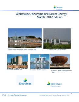 Worldwide Panorama of Nuclear Energy March 2012 Edition