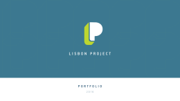 PORTFOLIO - Lisbon Project