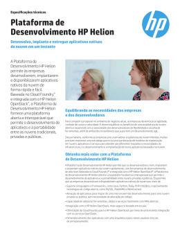 Plataforma de Desenvolvimento HP Helion