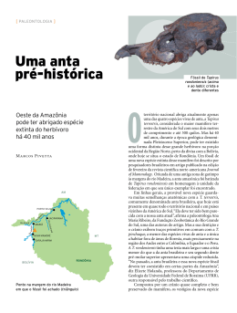 Uma anta pré-histórica - Revista Pesquisa FAPESP