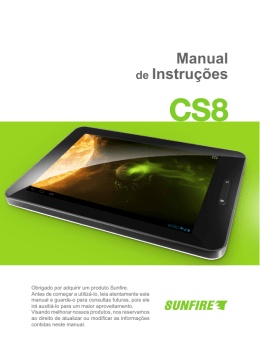 Manual Tablet CS8