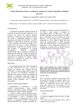 Estudo Mecanístico sobre a N-acilação de Aminas por - SBQT-2015
