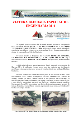 VIATURA BLINDADA ESPECIAL DE ENGENHARIA M-4