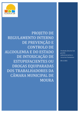 Documento - Câmara Municipal de Moura