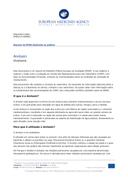 Aivlosin - European Medicines Agency
