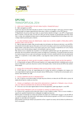 GPS FAQ TRANSPORTUGAL 2014