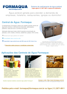 Catalogo FORMAQUA.COM.BR - Sistema de resfriamento de água