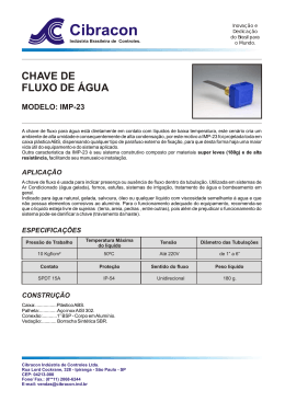 IMP-23 - Cibracon Indústria Brasileira de Controles Ltda
