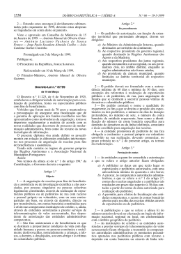 Decreto-Lei n.º 87/99 - Câmara Municipal de Tavira