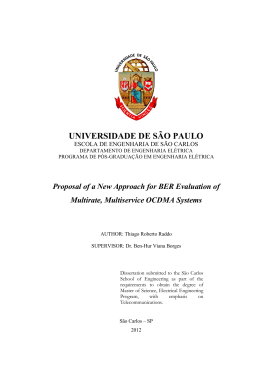 Proposal of a New Approach for BER Evaluation of Multirate