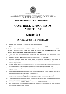 116 -Controle e Processos Industriais (João Paulo e Del Foyo)