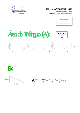 Área do Triângulo (A): bxa