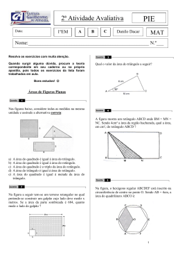 matemática b 2 - Colégio Guilherme de Almeida