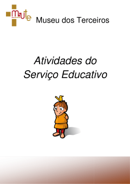 Projeto do Serviço Educativo 2012-2013