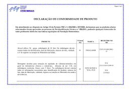 Pré-Qualificação nº 008/2011 Álcool Etílico