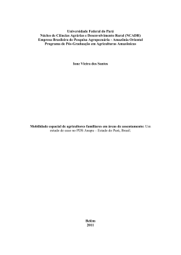Um estudo de caso no PDS Anapu - agriculturasamazonicas.ufpa.br