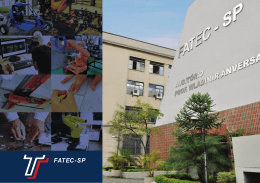 Catálogo da FATEC-SP - Faculdade de Tecnologia de São Paulo
