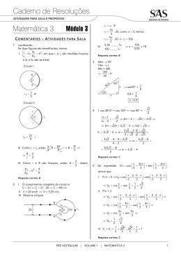 Matemática 3 Módulo 3