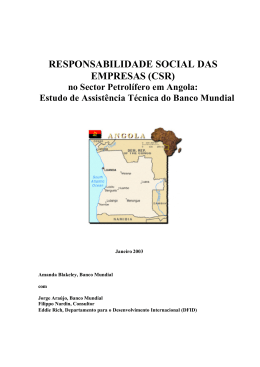 Angola CSR Report - World Bank.pt