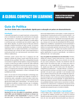 a global compact on learning taking action on education