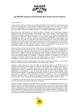 Allianz Sintra Pro - Nota de Imprensa - 30.06.2015
