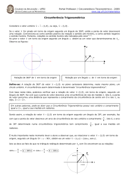 Circunferência Trigonométrica - CAp-UFRJ