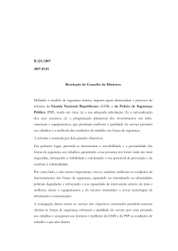 R 221/2007 2007.03.01 Resolução do Conselho de Ministros