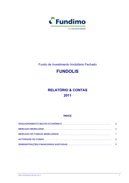 FUNDOLIS - Relatório e Contas
