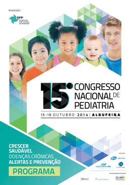 PROGRAMA - congresso nacional de pediatria