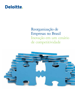 Reorganização de Empresas no Brasil Inovação em um