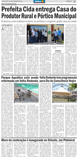Parque Aquático está sendo reformado em Volta Redonda Muro de