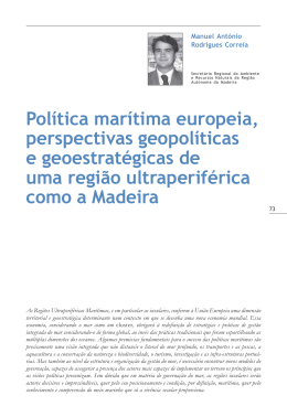 Política marítima europeia, perspectivas geopolíticas e
