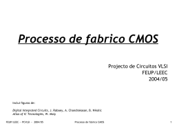 Processo de fabrico CMOS